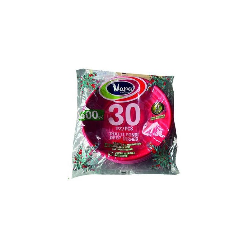 VAPA PIATTI ROSSI FONDI X30 GR.600