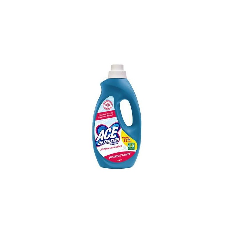 ACE DETERSIVO LIQUIDO DISINFETTANTE 17 LAVAGGI LT