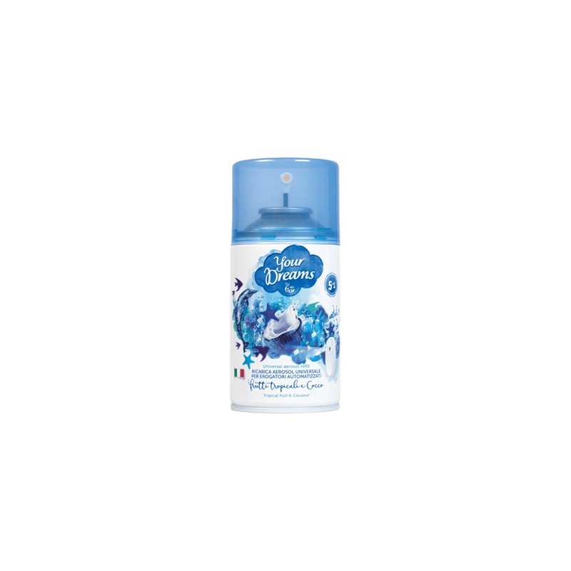 AIRFLOR DEO MATIC RIC.FRUTTI TROPICAL/COCCO ML.250
