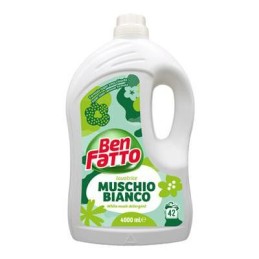 BEN FATTO LAVATRICE MUSCHIO BIANCO LIQUIDO 42 LAVAGGI LT.4