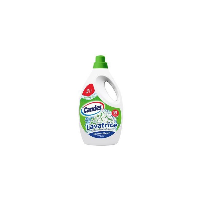 CANDES LAVATRICE MUSCHIO BIANCO 50 LAVAGGI LT.3