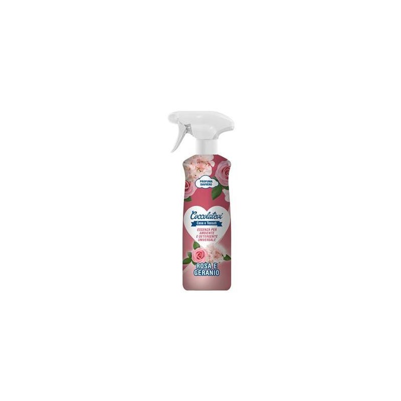 COCCOLATEVI ESSENZA AMBIENTE ROSA&GERANIO SPRAY ML.750