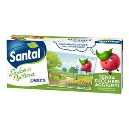 SANTAL 3 X 200ML PESCA DOLCE NATURA SENZA ZUCCHERI