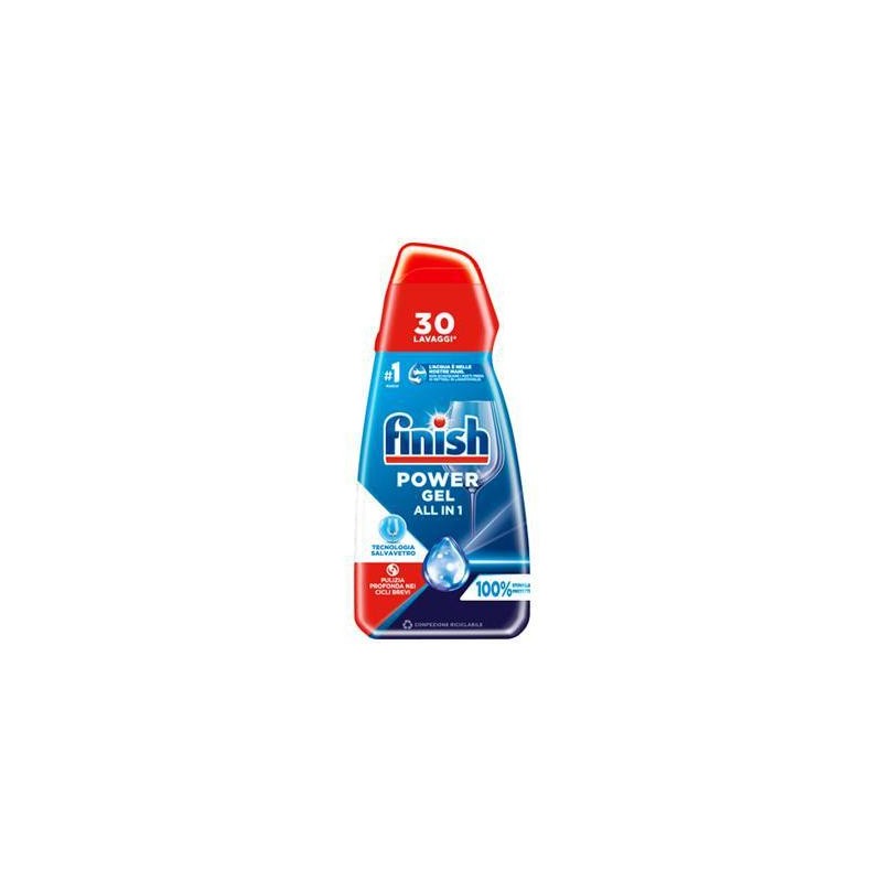 FINISH POWER GEL 30 LAVAGGI BRILLANTEZZA ML.600