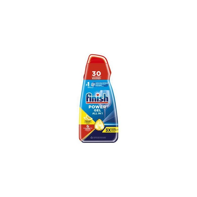 FINISH POWER GEL 30 LAVAGGI LIMONE ML.600