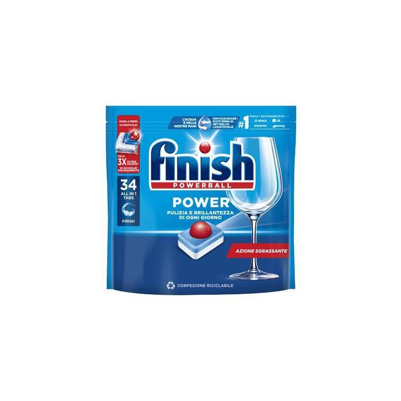 FINISH POWER LEMON TABS X 34 PZ