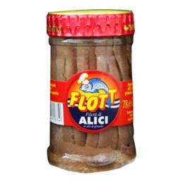 FILETTI ALICI OLIO GIRASOLE 80 GR FLOTT