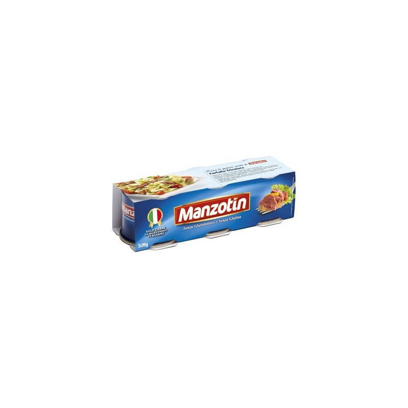 MANZOTIN CARNE GR.90X3