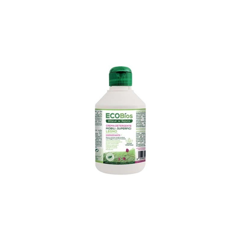 ECOBIOS CREMA 250 GR DETERGENTE MOBILI E SUPERFICI LEGNO