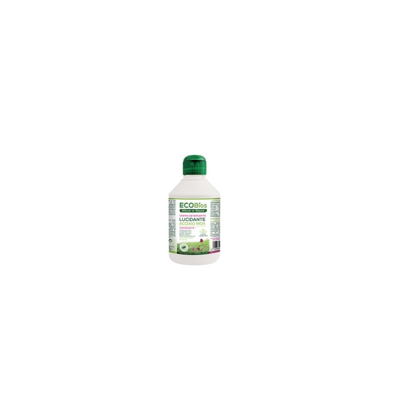 ECOBIOS CREMA ACCIAIO INOX GR.250 DETERGENTE PROTETTIVO