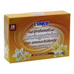 L'UNICO FOGLI PROFUMATI PER ASCIUGATRICE X 20 NETTARE D'ORIENTE