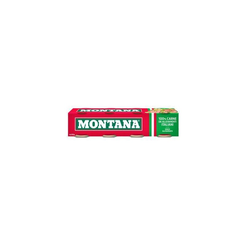 MONTANA CARNE LESSATA GR.90X4