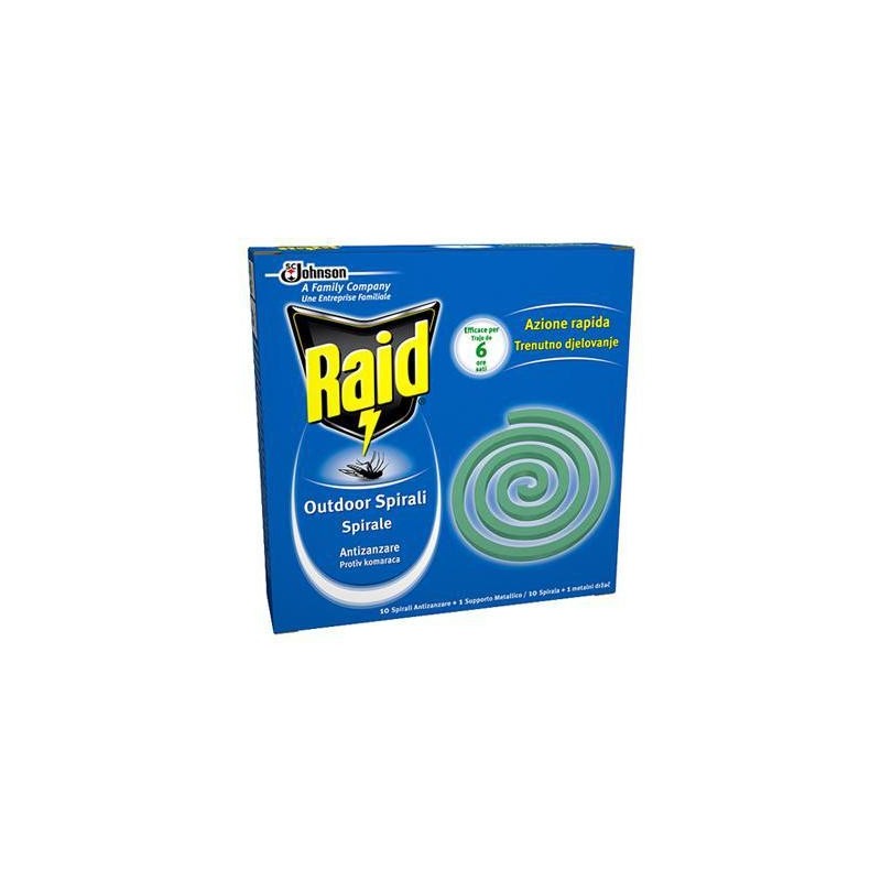 RAID SPIRALI ANTIZANZARE x 10