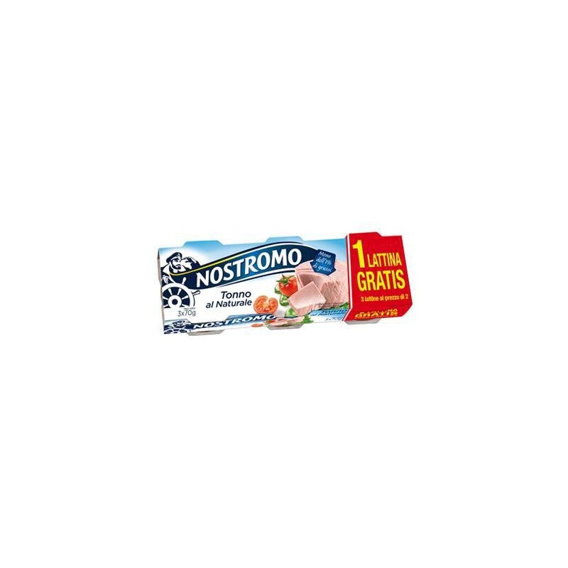 NOSTROMO TONNO NATURALE 3 X 70GR