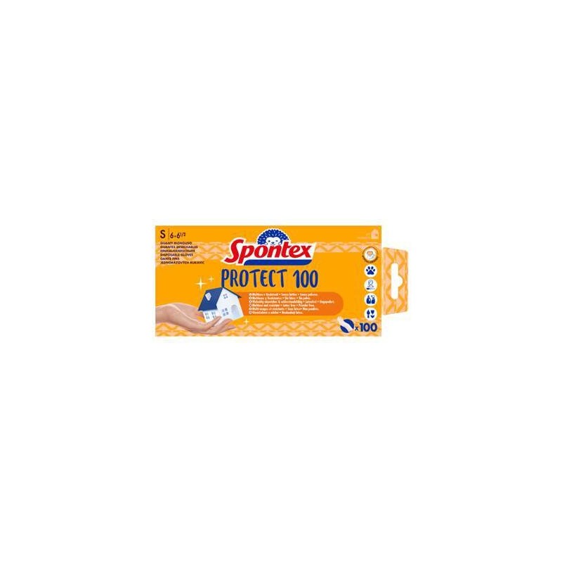 SPONTEX GUANTI PROTECT PICCOLI100 PZ