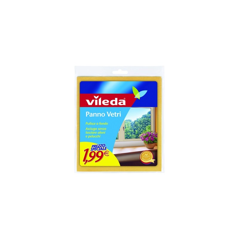 VILEDA PANNO VETRI +30% MICROFIBRA X1 CM.39 X 36