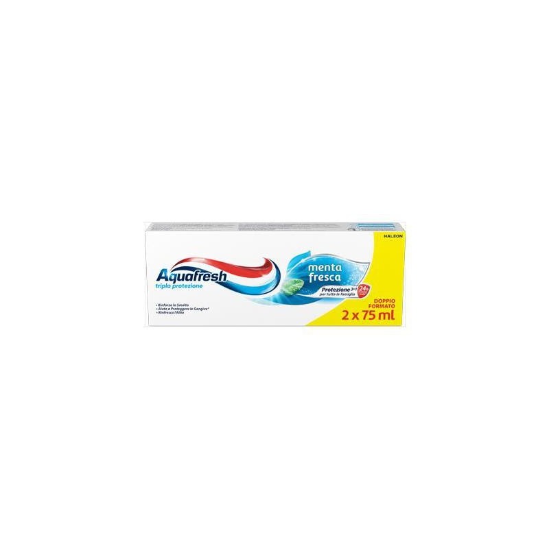 AQUAFRESH DENTIFRICIO MENTA FRESCA ML.75X2