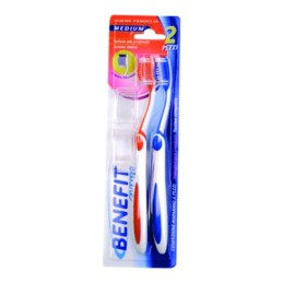 BENEFIT SPAZZOLINI MEDIUM X2 PEZZI