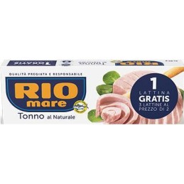 RIO MARE TONNO NATURALE 3 X 80 GR