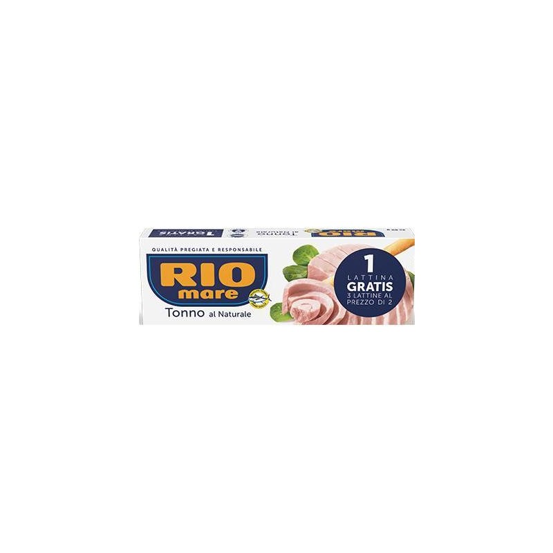 RIO MARE TONNO NATURALE 3 X 80 GR