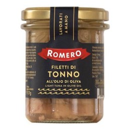 ROMERO FILETTI DI TONNO OLIO OLIVA 180 GR