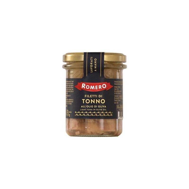 ROMERO FILETTI DI TONNO OLIO OLIVA 180 GR