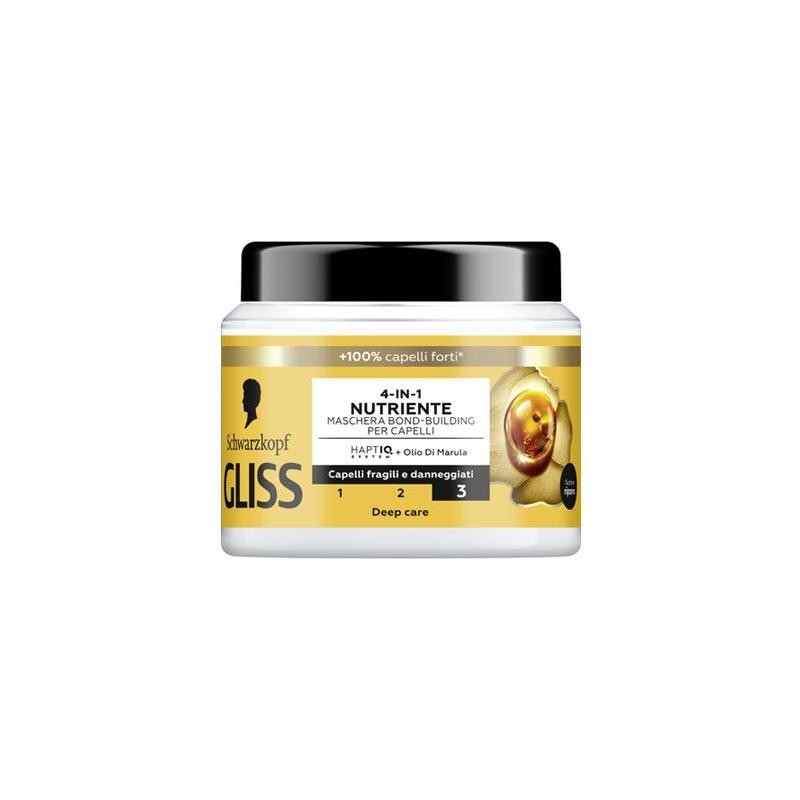 GLISS MASCHERA 4 IN 1 OLIO NUTRIENTE ML.400