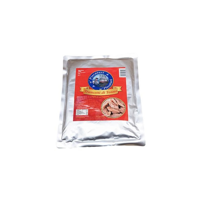 U'PISCATURI TRANCI TONNO KG.1 OLIO GIRASOLE BUSTA