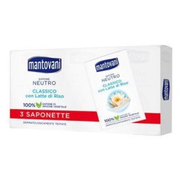 MANTOVANI SAPONETTA CLASSICA LATTE DI RISO GR.90X3