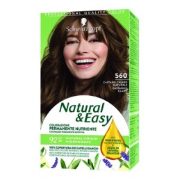 NATURAL&EASY COLORAZIONE PER CAPELLI 560 CASTANO CHIARO NATURALE