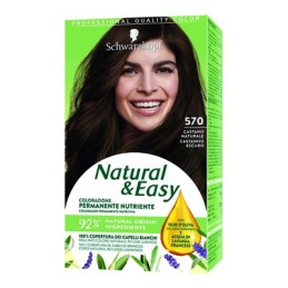 NATURAL&EASY COLORAZIONE PER CAPELLI 570 CASTANO NATURALE