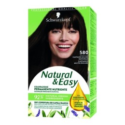 NATURAL&EASY COLORAZIONE PER CAPELLI 580 CASTANO SCURO NATURALE