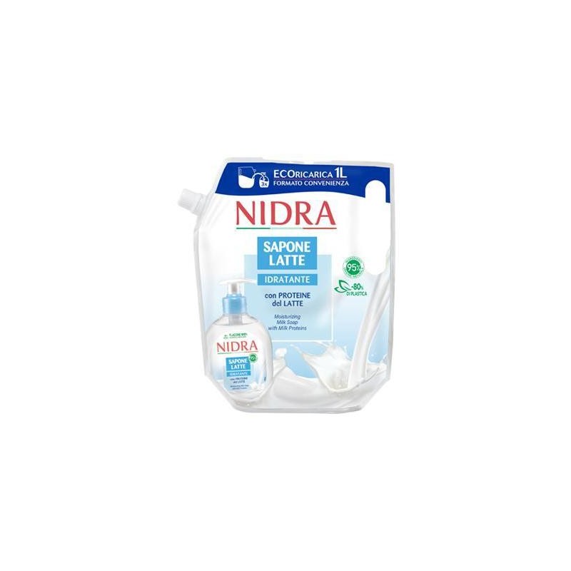 NIDRA SAPONE LIQUIDO LATTE LT.1 BUSTA