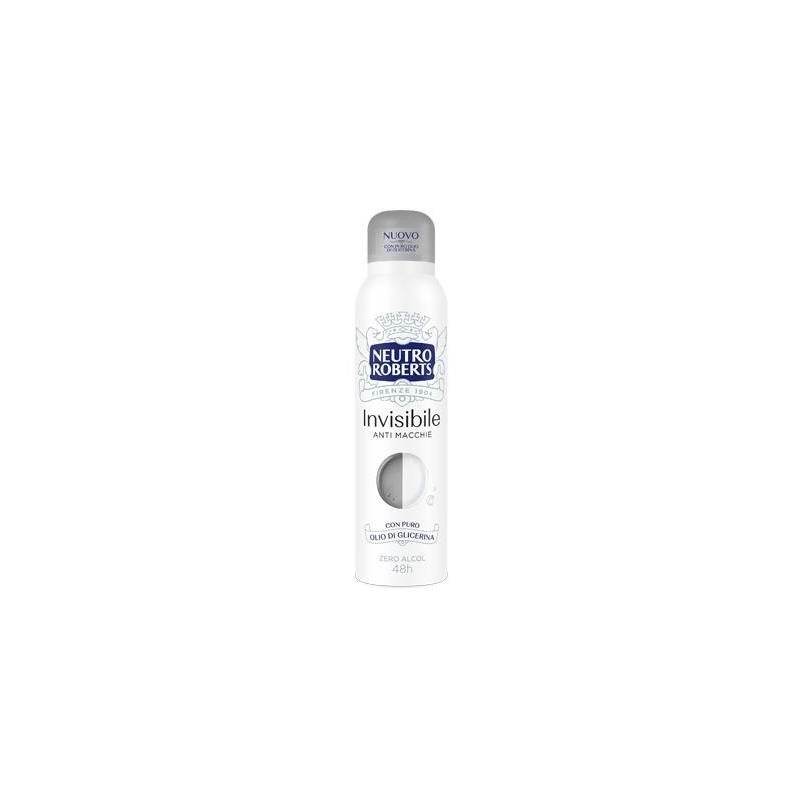 ROBERTS DEO SPRAY 150ML INVISIBLE