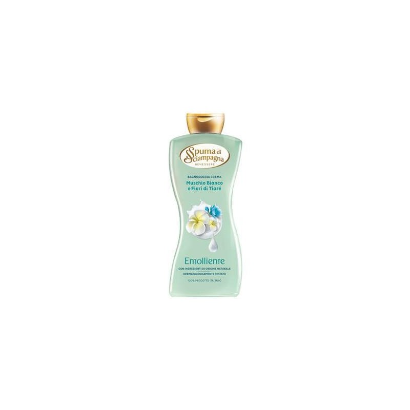 SPUMA DI SCIAMPAGNA BAGNO MUSCHI0 BIANCO ML.650 EMOLLIENTE