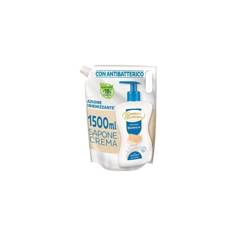 SPUMA DI SCIAMPAGNA ECORICARICA MARSIGLIA LT.1,5 SAPONECREM