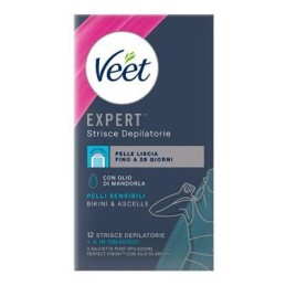 VEET EXPERT STRISCE BIKINI ASCELLE X 12+4 PZ PELLI SENS