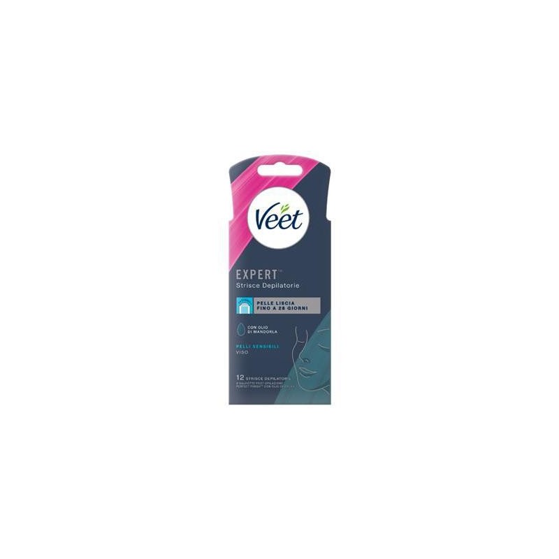 VEET EXPERT STRISCE VISO PELLISENSIBILI X 12 PZ
