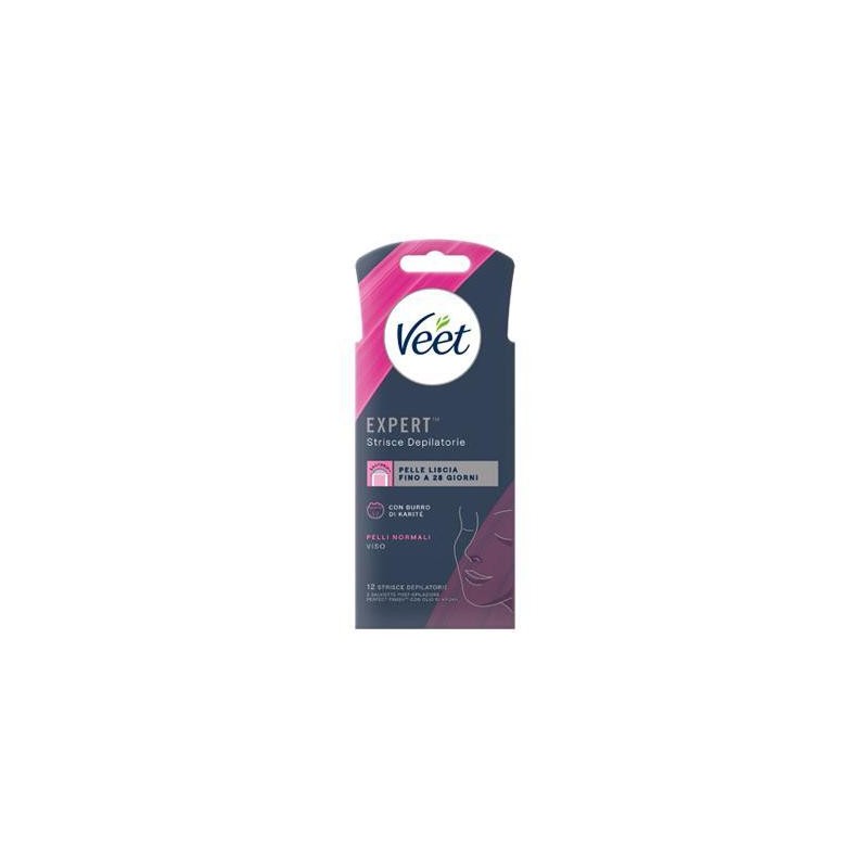 VEET STRISCE VISO PELLI NORMALI X 12 PZ