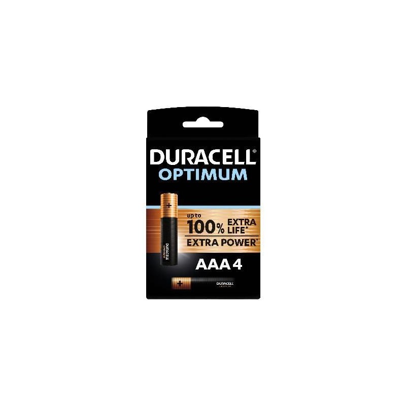 DURACELL OPTIMUM MINISTILO EXTRA POWER X 4 PEZZI