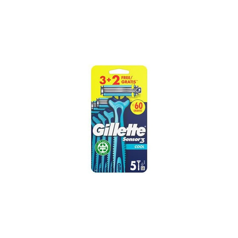 GILLETTE SENSOR3 U&G COOL 3+2