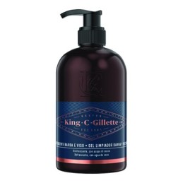 KING C GILLETTE DETERGENTE BARBA/VISO ML.350