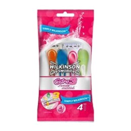 WILKINSON EXTRA 3 ESSENTIALS BEAUTY X 4