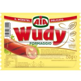 AIA WURSTEL WUDY 150GR FORMAGGIO