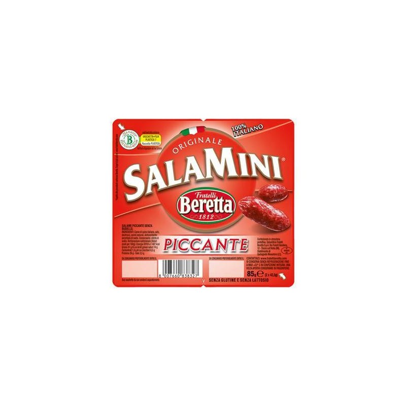 BERETTA SALAMINI 85GR PICCANTI