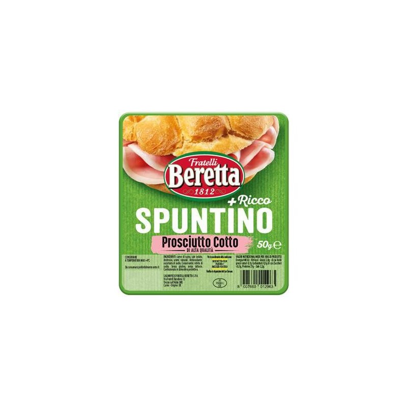BERETTA SPUNTINO 50 GR PROSCIUTTO COTTO