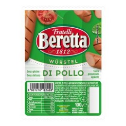 BERETTA WURSTEL POLLO 100GR
