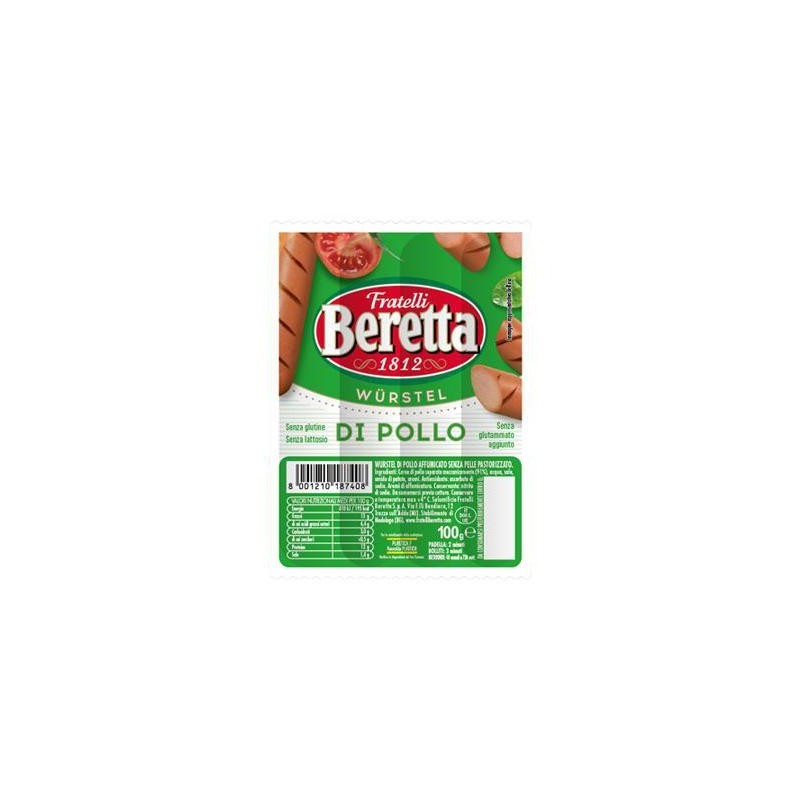 BERETTA WURSTEL POLLO 100GR