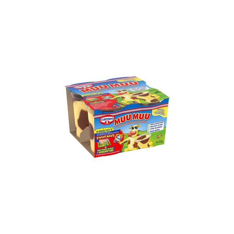 CAMEO MUU MUU VANIGLIA 4 X 115 GR