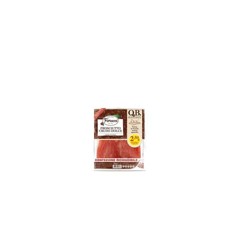 FIORUCCI PROSCIUTTO CRUDO 80 GR